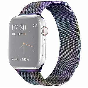 רצועת מתכת מדגם Milanese Loop Magnetic Steel Band מבית LaTera לשעון חכם מדגם: Apple Watch 42mm/44mm/45mm (צבע Colour) רצועת מתכת מדגם Milanese Loop Magnetic Steel Band מבית LaTera לשעון חכם מדגם: Apple Watch 42mm/44mm/45mm (צבע Colour)