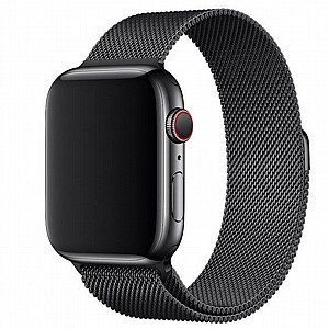 ����� ���� ���� Milanese Loop Magnetic Steel Band ���� LaTera ����� ��� ����: Apple Watch 42mm/44mm/45mm (��� Black)