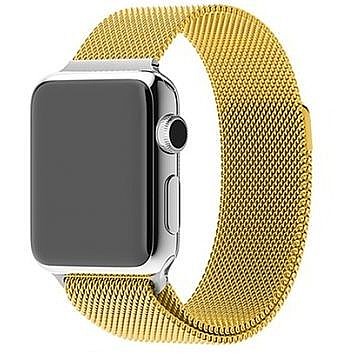 ����� ���� ���� Milanese Loop Magnetic Steel Band ���� LaTera ����� ��� ����: Apple Watch 38mm/40mm/41mm (��� Gold)