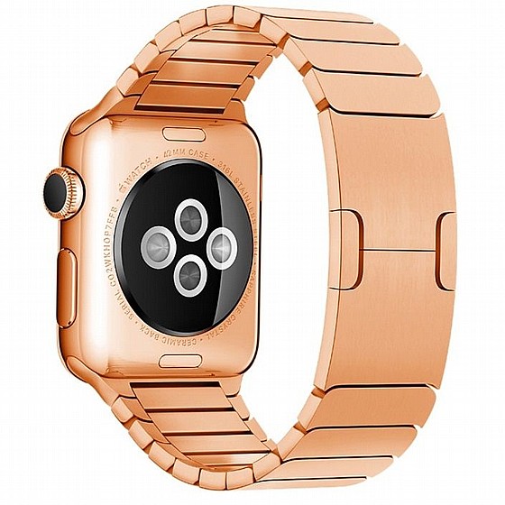����� ���� ���� Butterfly Buckle Steel Band ���� LaTera ����� ��� ����: Apple Watch 42mm/44mm/45mm (��� Rose Gold)