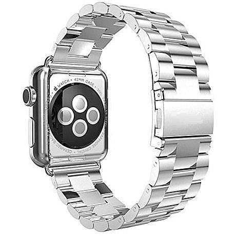 ����� ���� ���� Three Straps Steel Band ���� LaTera ����� ��� ����: Apple Watch 42mm/44mm/45mm (��� Silver)