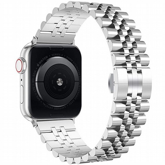 ����� ���� ���� Five Beads Steel Band ���� LaTera ����� ��� ����: Apple Watch 42mm/44mm/45mm (��� Silver)