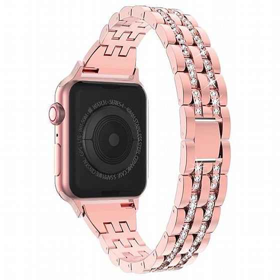 ����� ���� ���� Diamond Steel Band ���� LaTera ����� ��� ����: Apple Watch 42mm/44mm/45mm (��� Rose Gold)