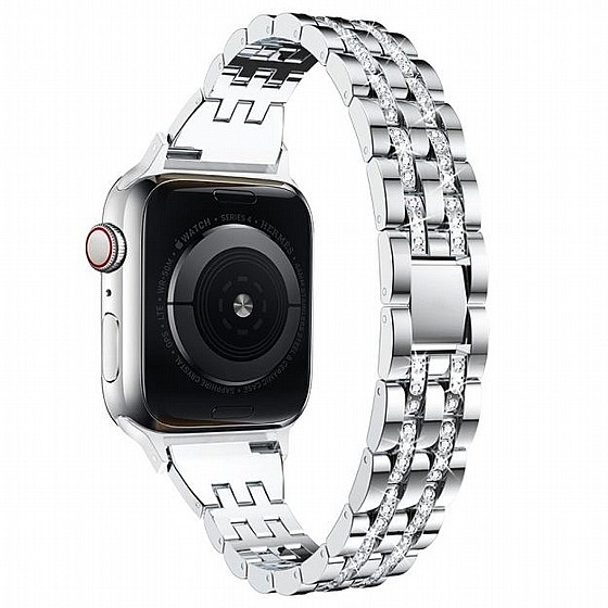 ����� ���� ���� Diamond Steel Band ���� LaTera ����� ��� ����: Apple Watch 38mm/40mm/41mm (��� Silver)