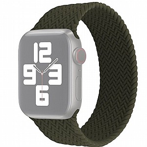 רצועת סיליקון מדגם Single Turn Woven Silicone Band מבית LaTera לשעון חכם מדגם: Apple Watch 42mm/44mm/45mm (צבע Army Green) רצועת סיליקון מדגם Single Turn Woven Silicone Band מבית LaTera לשעון חכם מדגם: Apple Watch 42mm/44mm/45mm (צבע Army Green)