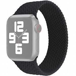 ����� ������� ����  Single Turn Woven Silicone Band ���� LaTera ����� ��� ����: Apple Watch 38mm/40mm/41mm (��� Black)