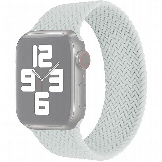 ����� ������� ����  Single Turn Woven Silicone Band ���� LaTera ����� ��� ����: Apple Watch 38mm/40mm/41mm (��� Grey)