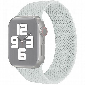 רצועת סיליקון מדגם Single Turn Woven Silicone Band מבית LaTera לשעון חכם מדגם: Apple Watch 38mm/40mm/41mm (צבע Grey) רצועת סיליקון מדגם Single Turn Woven Silicone Band מבית LaTera לשעון חכם מדגם: Apple Watch 38mm/40mm/41mm (צבע Grey)