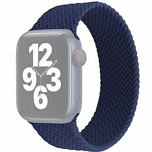 ����� ������� ����  Single Turn Woven Silicone Band ���� LaTera ����� ��� ����: Apple Watch 38mm/40mm/41mm (��� Blue)