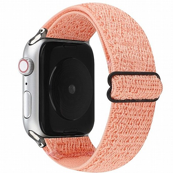 ����� �� / ������ ���� Solid Color Nylon Band ���� LaTera ����� ��� ����: Apple Watch 38mm/40mm/41mm (��� Pink)