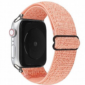 רצועת בד / ניילון מדגם Solid Color Nylon Band מבית LaTera לשעון חכם מדגם: Apple Watch 38mm/40mm/41mm (צבע Pink) רצועת בד / ניילון מדגם Solid Color Nylon Band מבית LaTera לשעון חכם מדגם: Apple Watch 38mm/40mm/41mm (צבע Pink)