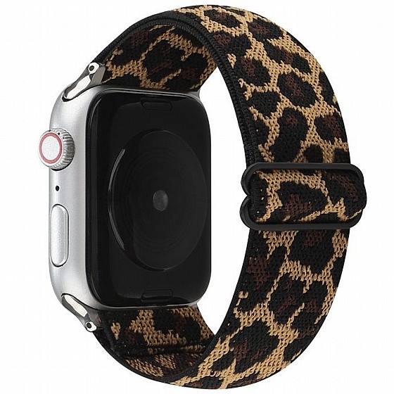 ����� �� / ������ ���� Ethnic Style Nylon Band ���� LaTera ����� ��� ����: Apple Watch 42mm/44mm/45mm (��� Brown/Leopard)