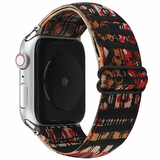 ����� �� / ������ ���� Ethnic Style Nylon Band ���� LaTera ����� ��� ����: Apple Watch 38mm/40mm/41mm (��� Plaid)