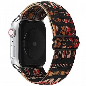 ����� �� / ������ ���� Ethnic Style Nylon Band ���� LaTera ����� ��� ����: Apple Watch 38mm/40mm/41mm (��� Plaid)