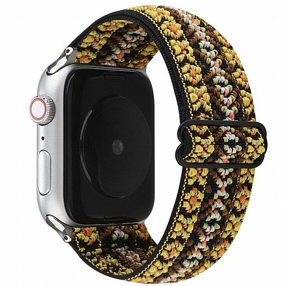 ����� �� / ������ ���� Ethnic Style Nylon Band ���� LaTera ����� ��� ����: Apple Watch 38mm/40mm/41mm (��� Yellow)