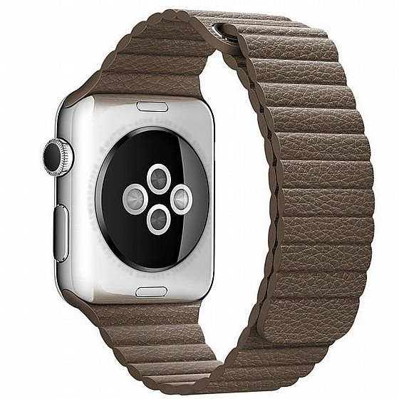����� ��� ���� Magnetic Leather Band ���� LaTera ����� ��� ����: Apple Watch 38mm/40mm/41mm (��� Brown)
