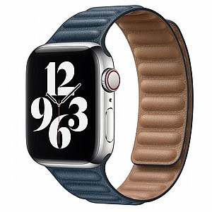 רצועת עור מדגם Loop Magnetic Leather Band מבית LaTera לשעון חכם מדגם: Apple Watch 42mm/44mm/45mm (צבע Blue) רצועת עור מדגם Loop Magnetic Leather Band מבית LaTera לשעון חכם מדגם: Apple Watch 42mm/44mm/45mm (צבע Blue)