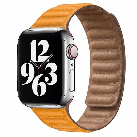 ����� ��� ���� Loop Magnetic Leather Band ���� LaTera ����� ��� ����: Apple Watch 38mm/40mm/41mm (��� Yellow)