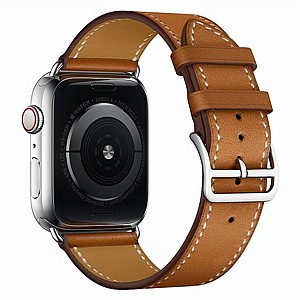 רצועת עור מדגם Replacement Leather Band מבית LaTera לשעון חכם מדגם: Apple Watch 42mm/44mm/45mm (צבע Brown) רצועת עור מדגם Replacement Leather Band מבית LaTera לשעון חכם מדגם: Apple Watch 42mm/44mm/45mm (צבע Brown)