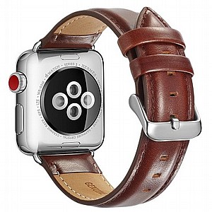 ����� ��� ����  Crazy Horse Leather Band ���� LaTera ����� ��� ����: Apple Watch 42mm/44mm/45mm (��� Dark Brown)