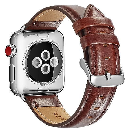 ����� ��� ����  Crazy Horse Leather Band ���� LaTera ����� ��� ����: Apple Watch 38mm/40mm/41mm (��� Dark Brown)