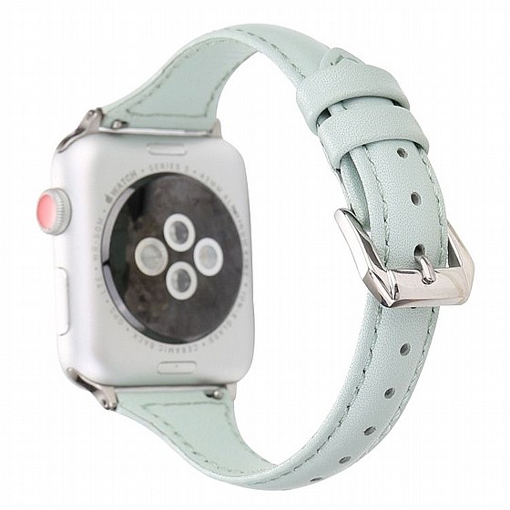 ����� ��� ����  Simple Fashion Leather Band ���� LaTera ����� ��� ����: Apple Watch 38mm/40mm/41mm (��� White)