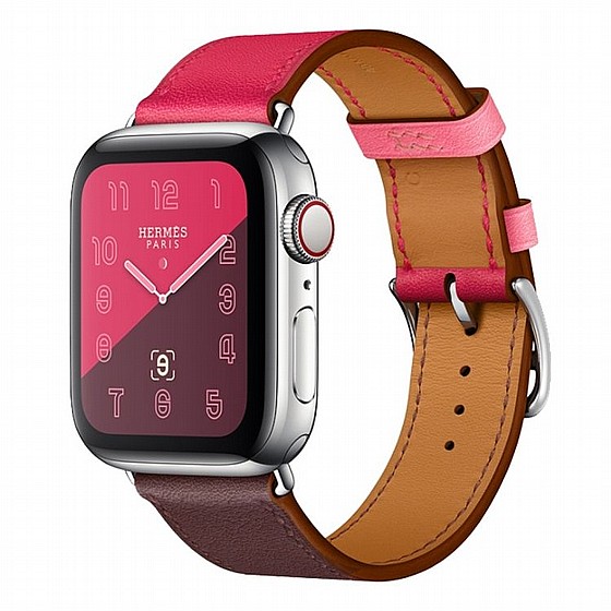 ����� ��� ����  Two Color Single Leather Band ���� LaTera ����� ��� ����: Apple Watch 38mm/40mm/41mm (��� Wine Red/Deep Rose Red/Light Rose Red)