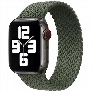 ����� �� / ������ ���� Single Turn Braided Nylon Band ���� LaTera ����� ��� ����: Apple Watch 42mm/44mm/45mm (��� Green)
