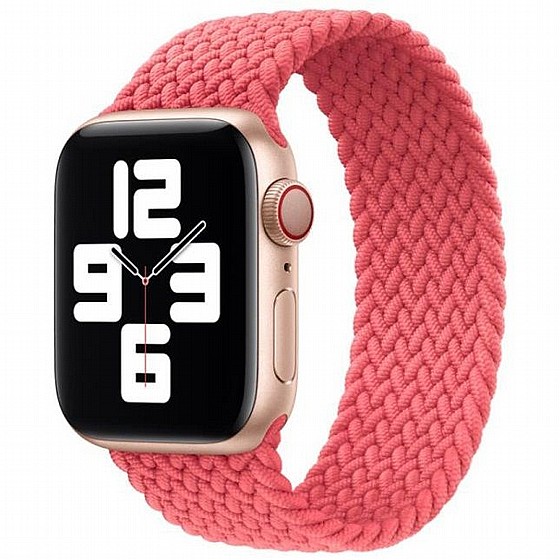 ����� �� / ������ ���� Single Turn Braided Nylon Band ���� LaTera ����� ��� ����: Apple Watch 38mm/40mm/41mm (��� Pink)