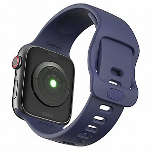 רצועת סיליקון מדגם Wrist Strap Silicone Band מבית LaTera לשעון חכם מדגם: Apple Watch 42mm/44mm/45mm (צבע Blue) רצועת סיליקון מדגם Wrist Strap Silicone Band מבית LaTera לשעון חכם מדגם: Apple Watch 42mm/44mm/45mm (צבע Blue)
