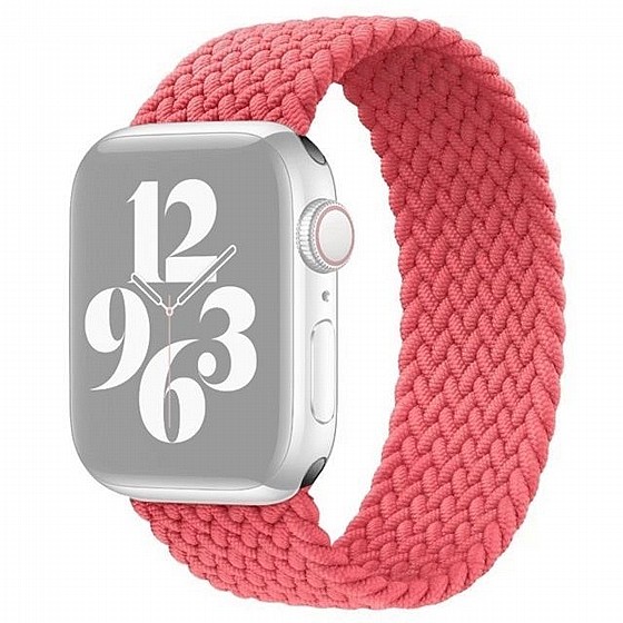 ����� �� / ������ ���� Single Turn Woven Nylon Band ���� LaTera ����� ��� ����: Apple Watch 42mm/44mm/45mm (��� Pink)