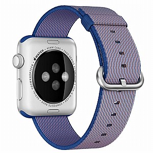 רצועת בד / ניילון מדגם Woven Nylon Band מבית LaTera לשעון חכם מדגם: Apple Watch 38mm/40mm/41mm (צבע Royal Blue) רצועת בד / ניילון מדגם Woven Nylon Band מבית LaTera לשעון חכם מדגם: Apple Watch 38mm/40mm/41mm (צבע Royal Blue)