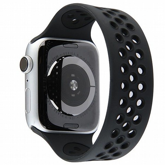 ����� ������� ����  Elastic Sport Silicone Band ���� LaTera ����� ��� ����: Apple Watch 42mm/44mm/45mm (��� Black)