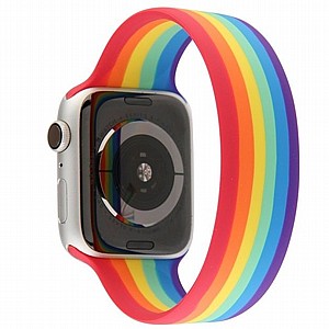 רצועת סיליקון מדגם Rainbow Solo Silicone Band מבית LaTera לשעון חכם מדגם: Apple Watch 42mm/44mm/45mm (צבע Rainbow) רצועת סיליקון מדגם Rainbow Solo Silicone Band מבית LaTera לשעון חכם מדגם: Apple Watch 42mm/44mm/45mm (צבע Rainbow)