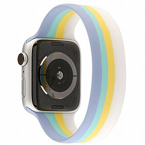 רצועת סיליקון מדגם Rainbow Solo Silicone Band מבית LaTera לשעון חכם מדגם: Apple Watch 42mm/44mm/45mm (צבע Blue/Yellow Rainbow) רצועת סיליקון מדגם Rainbow Solo Silicone Band מבית LaTera לשעון חכם מדגם: Apple Watch 42mm/44mm/45mm (צבע Blue/Yellow Rainbow)