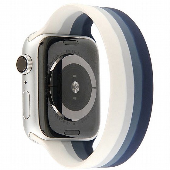 ����� ������� ����  Rainbow Solo Silicone Band ���� LaTera ����� ��� ����: Apple Watch 42mm/44mm/45mm (��� Blue Rainbow)