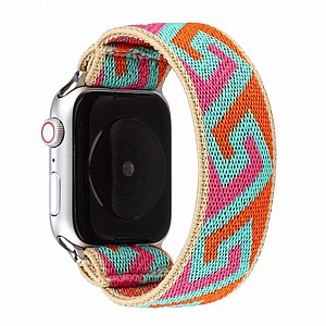 רצועת בד / ניילון מדגם Replacement Strap Nylon Band מבית LaTera לשעון חכם מדגם: Apple Watch 42mm/44mm/45mm (צבע Type 06) רצועת בד / ניילון מדגם Replacement Strap Nylon Band מבית LaTera לשעון חכם מדגם: Apple Watch 42mm/44mm/45mm (צבע Type 06)