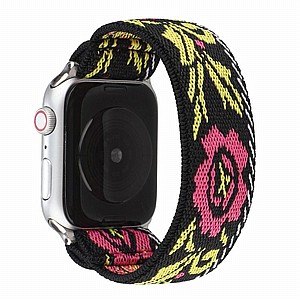 רצועת בד / ניילון מדגם Replacement Strap Nylon Band מבית LaTera לשעון חכם מדגם: Apple Watch 38mm/40mm/41mm (צבע Type 10) רצועת בד / ניילון מדגם Replacement Strap Nylon Band מבית LaTera לשעון חכם מדגם: Apple Watch 38mm/40mm/41mm (צבע Type 10)