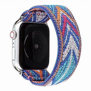 רצועת בד / ניילון מדגם Replacement Strap Nylon Band מבית LaTera לשעון חכם מדגם: Apple Watch 38mm/40mm/41mm (צבע Type 15) רצועת בד / ניילון מדגם Replacement Strap Nylon Band מבית LaTera לשעון חכם מדגם: Apple Watch 38mm/40mm/41mm (צבע Type 15)