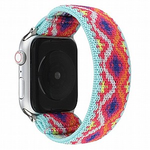 רצועת בד / ניילון מדגם Replacement Strap Nylon Band מבית LaTera לשעון חכם מדגם: Apple Watch 38mm/40mm/41mm (צבע Type 18) רצועת בד / ניילון מדגם Replacement Strap Nylon Band מבית LaTera לשעון חכם מדגם: Apple Watch 38mm/40mm/41mm (צבע Type 18)