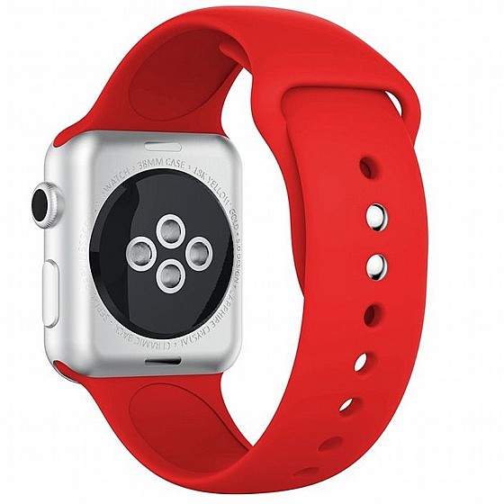 ����� ������� ���� Silicone Band ���� LaTera ����� ��� ����: Apple Watch 42mm/44mm/45mm (��� Red)