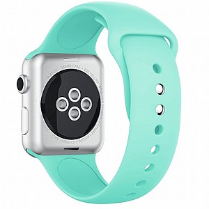 רצועת סיליקון מדגם Silicone Band מבית LaTera לשעון חכם מדגם: Apple Watch 42mm/44mm/45mm (צבע Mint Green) רצועת סיליקון מדגם Silicone Band מבית LaTera לשעון חכם מדגם: Apple Watch 42mm/44mm/45mm (צבע Mint Green)