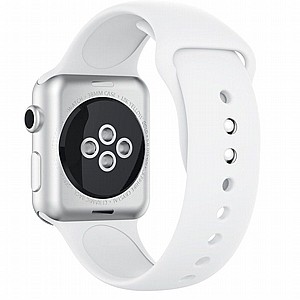 ����� ������� ���� Silicone Band ���� LaTera ����� ��� ����: Apple Watch 42mm/44mm/45mm (��� White)