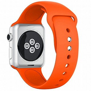 רצועת סיליקון מדגם Silicone Band מבית LaTera לשעון חכם מדגם: Apple Watch 42mm/44mm/45mm (צבע Orange) רצועת סיליקון מדגם Silicone Band מבית LaTera לשעון חכם מדגם: Apple Watch 42mm/44mm/45mm (צבע Orange)