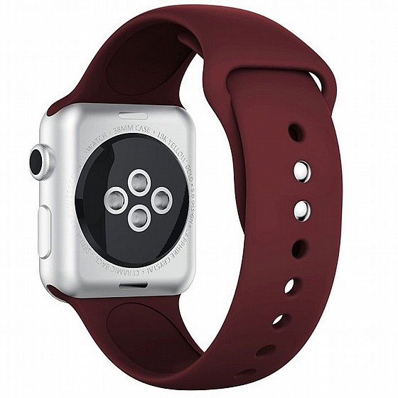 ����� ������� ���� Silicone Band ���� LaTera ����� ��� ����: Apple Watch 38mm/40mm/41mm (��� Wine Red)