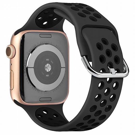 ����� ������� ���� Two Tone Sport Silicone Band ���� LaTera ����� ��� ����: Apple Watch 38mm/40mm/41mm (��� Grey/Black)