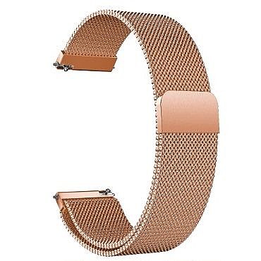 ����� ���� ���� Milanese Loop Magnetic Steel Band ���� LaTera ����� ��� ����: Samsung Galaxy Watch  46mm (��� Rose Gold)