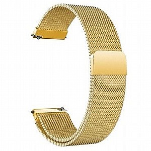 רצועת מתכת מדגם Milanese Loop Magnetic Steel Band מבית LaTera לשעון חכם מדגם: Samsung Galaxy Watch 46mm (צבע Gold) רצועת מתכת מדגם Milanese Loop Magnetic Steel Band מבית LaTera לשעון חכם מדגם: Samsung Galaxy Watch 46mm (צבע Gold)