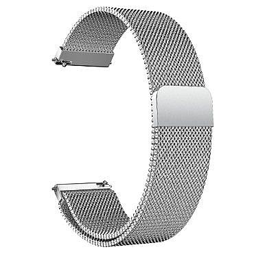 ����� ���� ���� Milanese Loop Magnetic Steel Band ���� LaTera ����� ��� ����: Samsung Galaxy Watch  46mm (��� Silver)