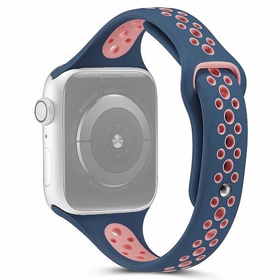 ����� ������� ����  Little Waist Sport Silicone Band ���� LaTera ����� ��� ����: Apple Watch 42mm/44mm/45mm (��� Blue/Pink)